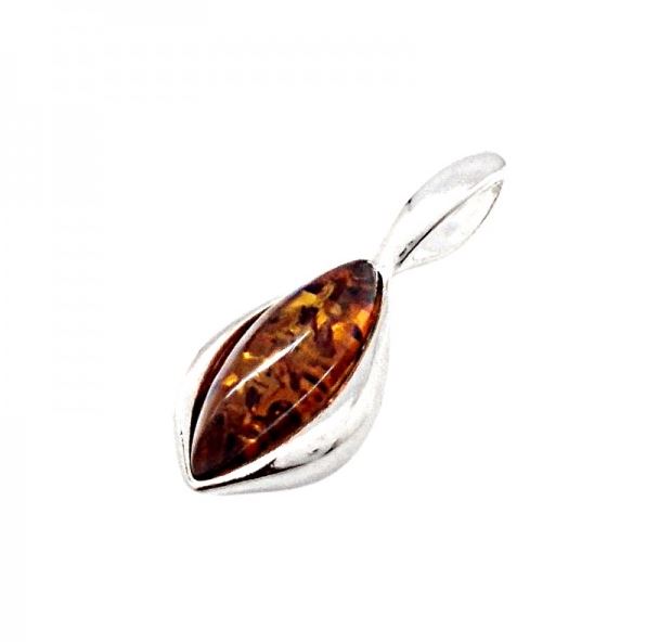 Amber Leaf Pendant