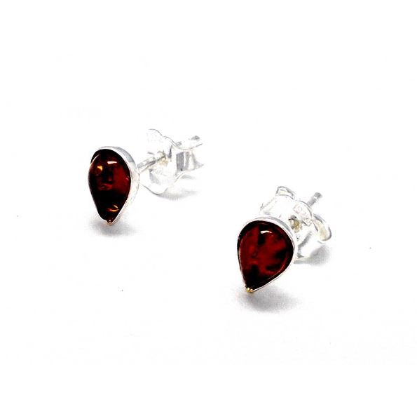 Amber Dew Stud Earrings