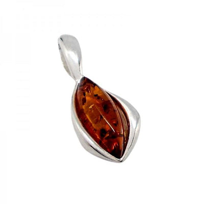 Amber Leaf Pendant