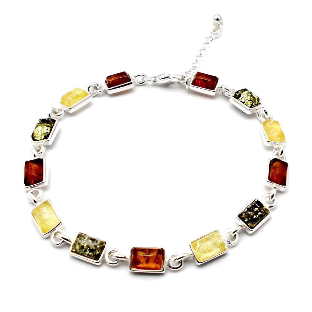 Amber Mosaic Bracelet